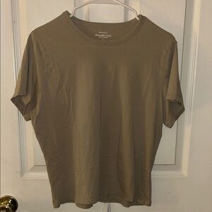 Abercrombie & Fitch Women's Brown Short Sleeve Tee